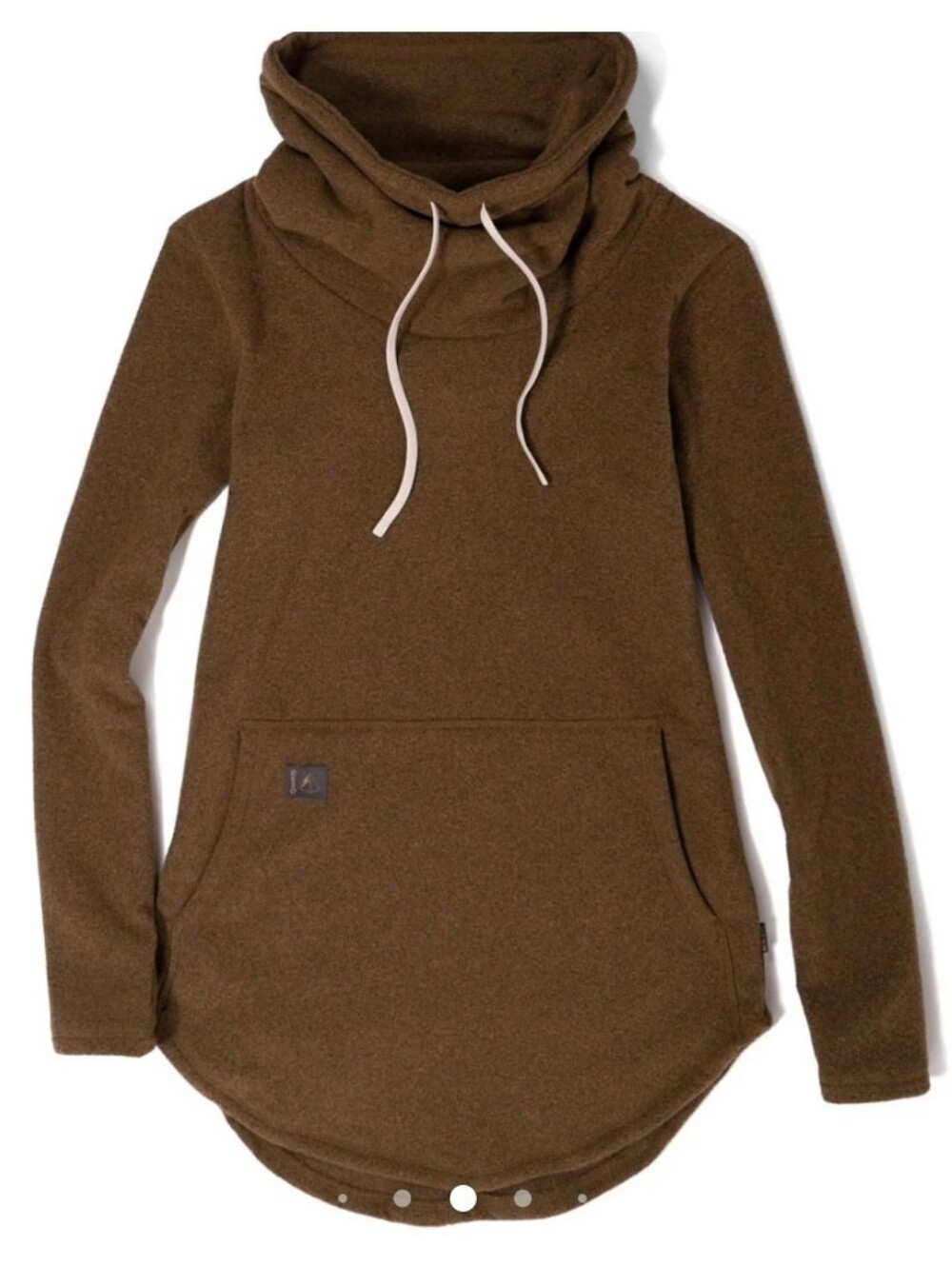 Deso Supply Co. Womens Size M Brown Tallac Funnel Neck Pullover Sweatshirt
